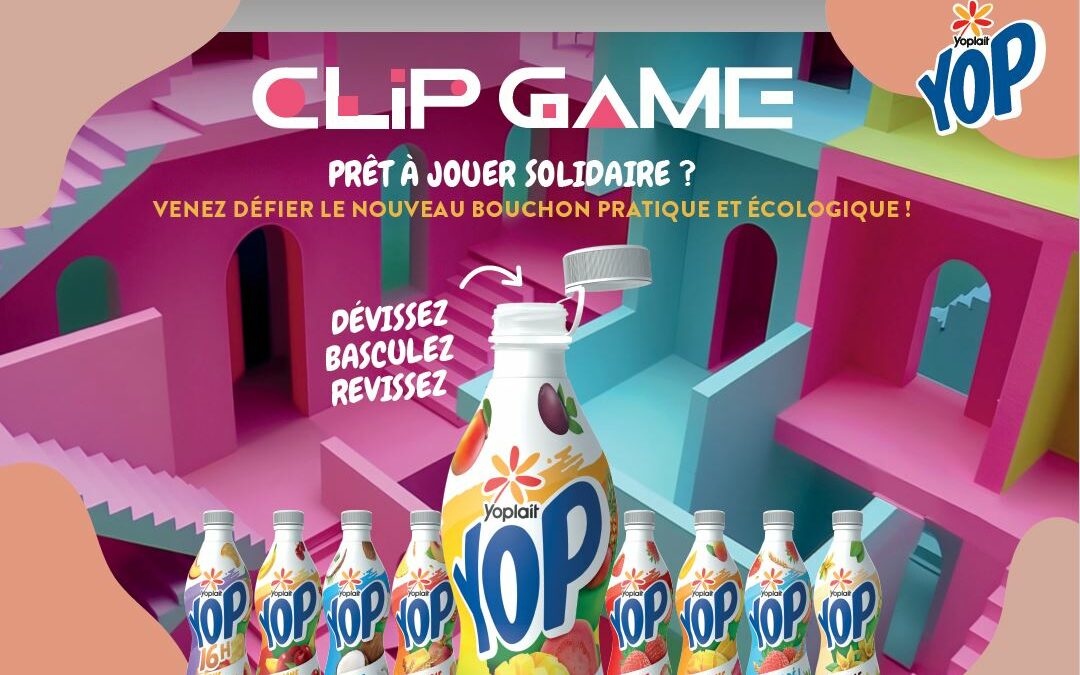 CLIP GAME – UNE NOUVELLE ACTIVATION SOLIDAIRE SIGNÉE YOP