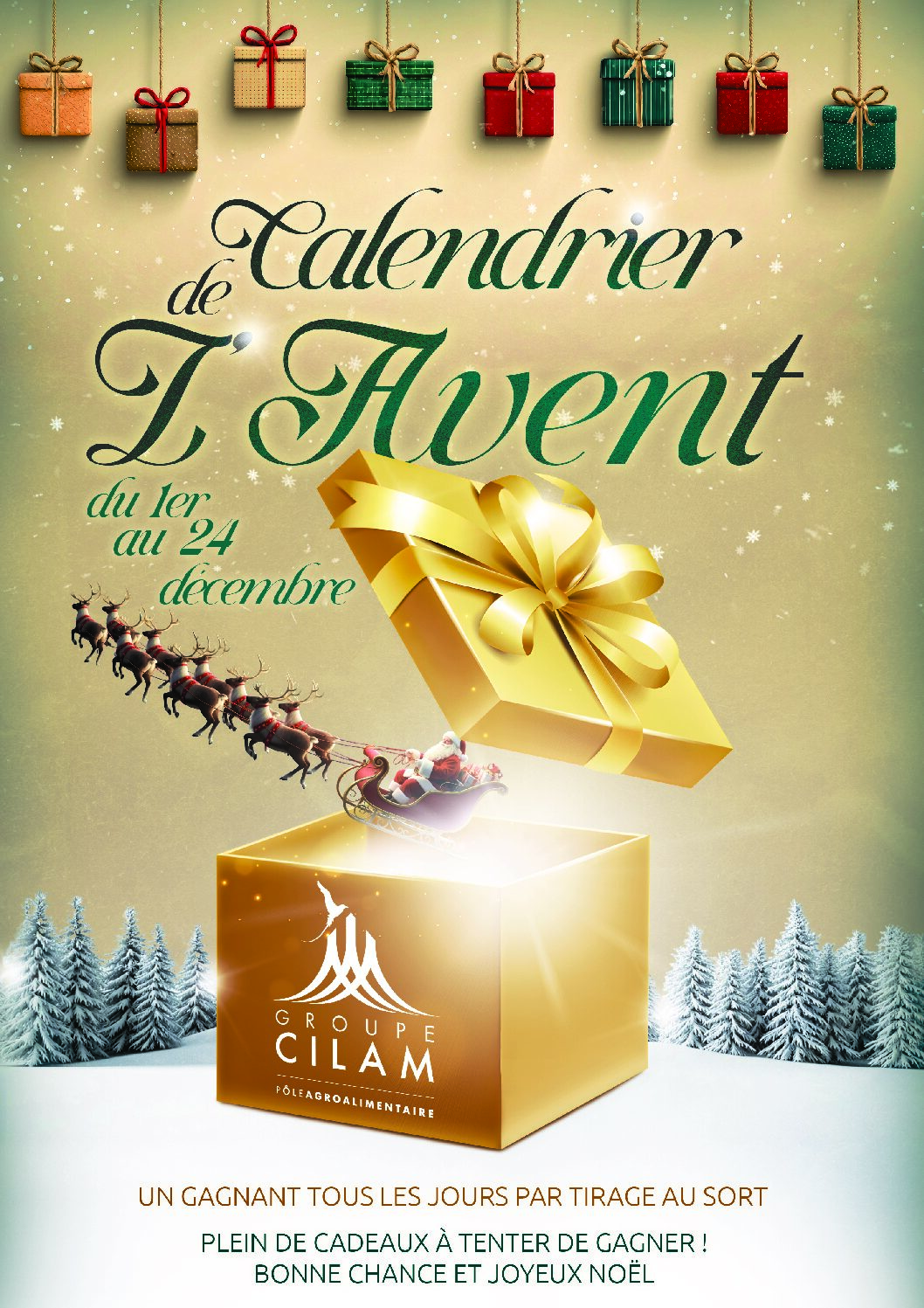 Que la Magie du Calendrier de l’Avent Commence !