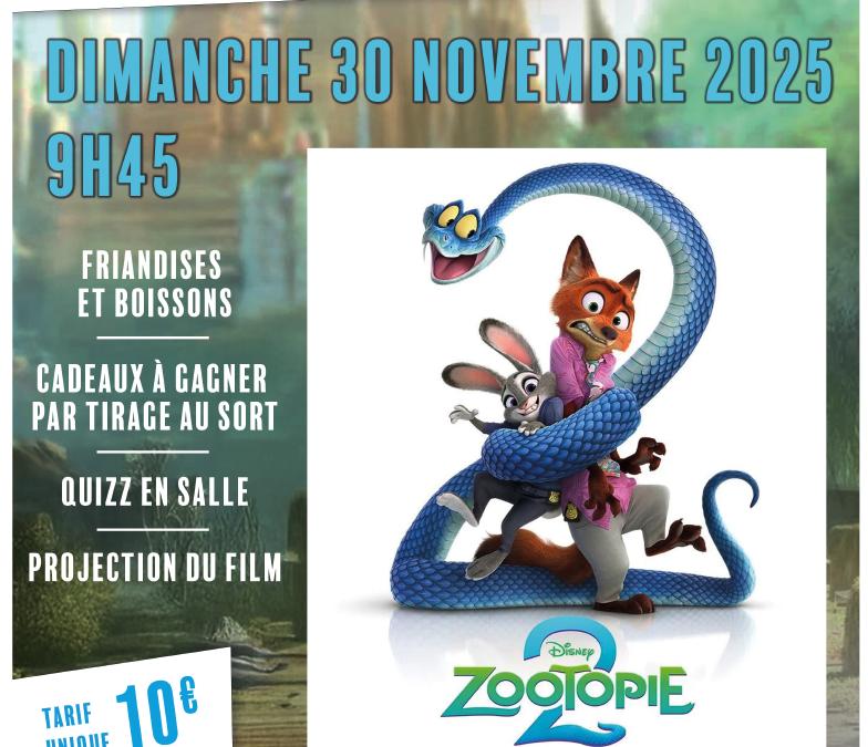 MatinÉe MARMAILLES ZOOTOPIE 2 : UNE MATINÉE À NE PAS MANQUER