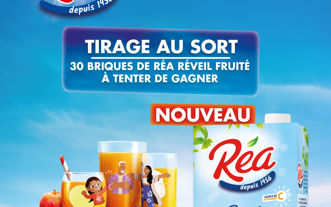 Jeu Réa Réveil Fruité – Tentez de gagner 30 briques !