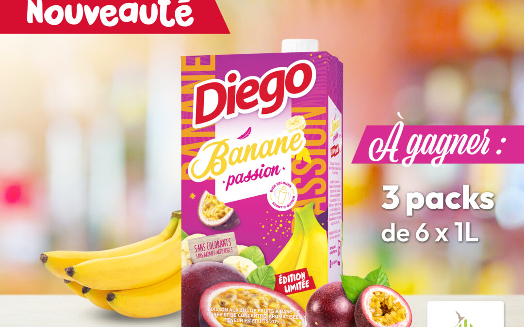DIEGO BANANE PASSION, LA NOUVELLE ÉDITION LIMITÉE