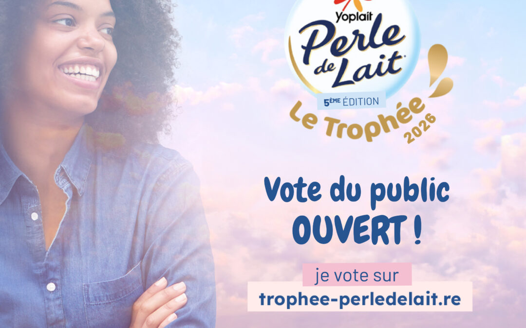LES VOTES SONT OUVERTS POUR LE TROPHÉE PERLE DE LAIT 2026 – PRIX DU PUBLIC